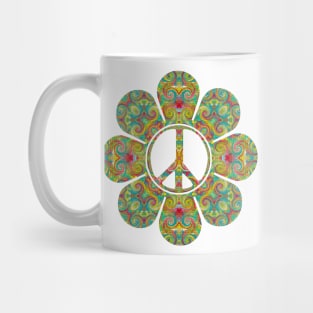 Psychedelic Peace Flower Mug